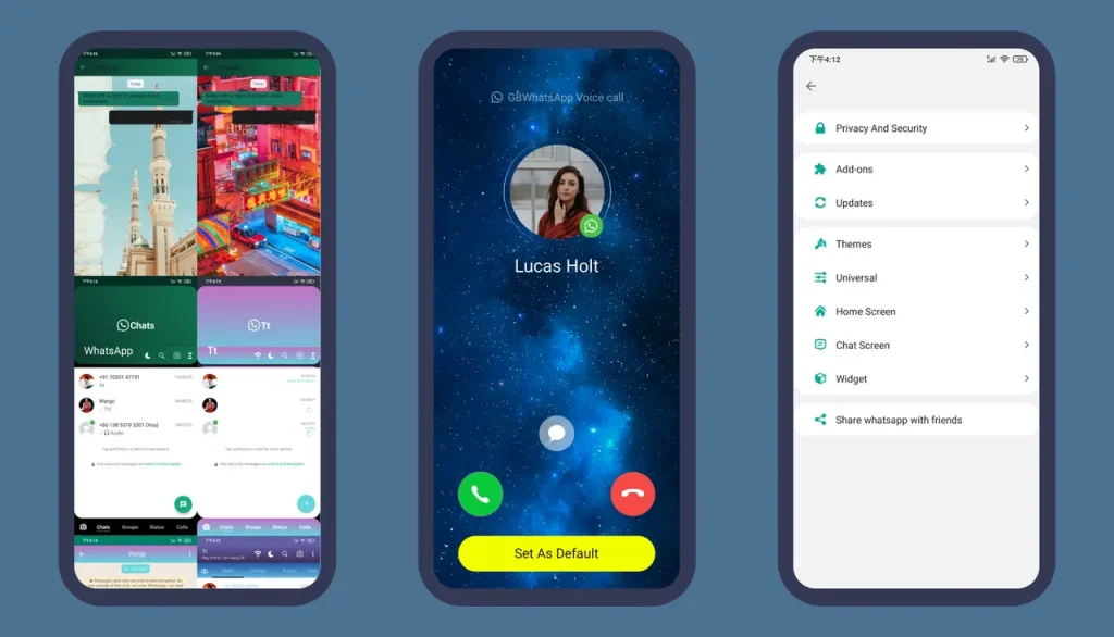 gbwhatsapp chat screen